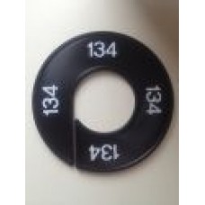 Maatring 9 cm zw/wit 134 Td05602134